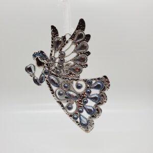 Blue Crystal Angel Ornament