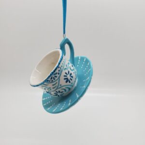 Light Blue Teacup Ornament