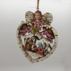 Nativity Ornament Heart