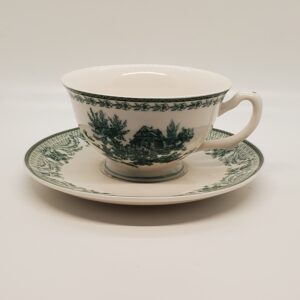 Green Trolly Cup & Saucer