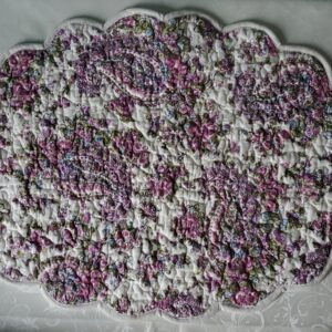 Green Purple Paisley Placemat