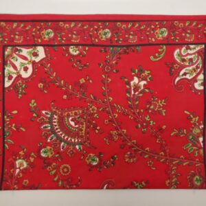 Red Paisley Placemat