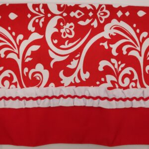 Red White Swirl Placemat