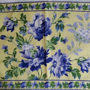 Yellow Blue Floral Placemat