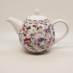 Pink & Purple Floral Teapot