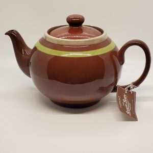 Green Brown Betty Teapot
