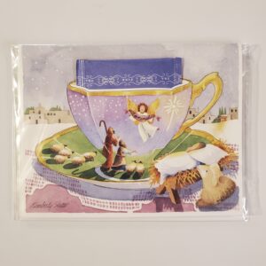 Emmanuel Christmas Teacup Card