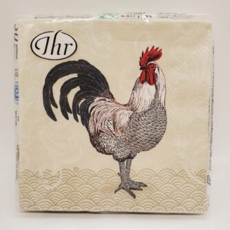 Rooster Cocktail Napkin