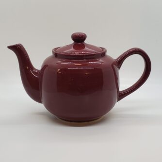 2 Cup Burgandy Teapot