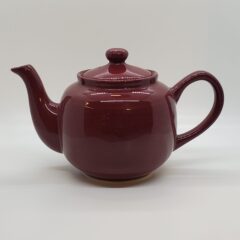 3 Cup Burgandy Teapot