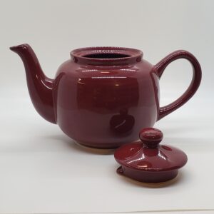 6 Cup Ron Burgandy Teapot