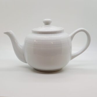 3 Cup White Teapot