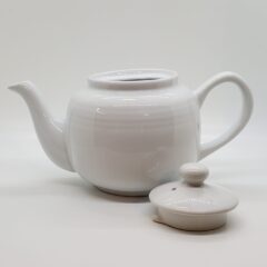 3 Cup White Teapot