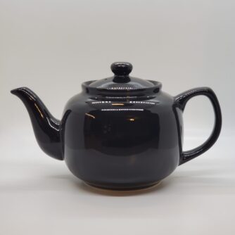 6 Cup Black Teapot