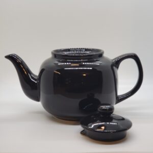 2 Cup Black Teapot