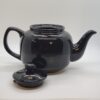 6 Cup Black Teapot