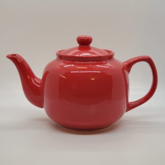 6 Cup Vermillion Teapot