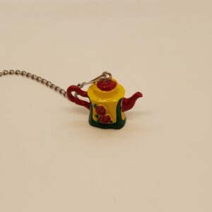 2" Red Green Teapot Mesh Ball