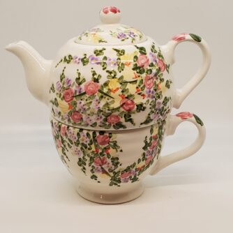 Garden Teapot & Cup
