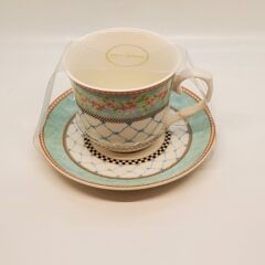 Grace's Floral Checkered Teacup