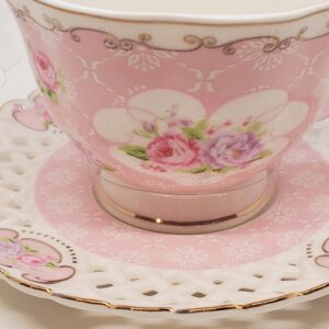 Pink Lace Teacup 2